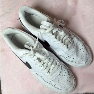 Nike Classic White and Black Athletic Shoes